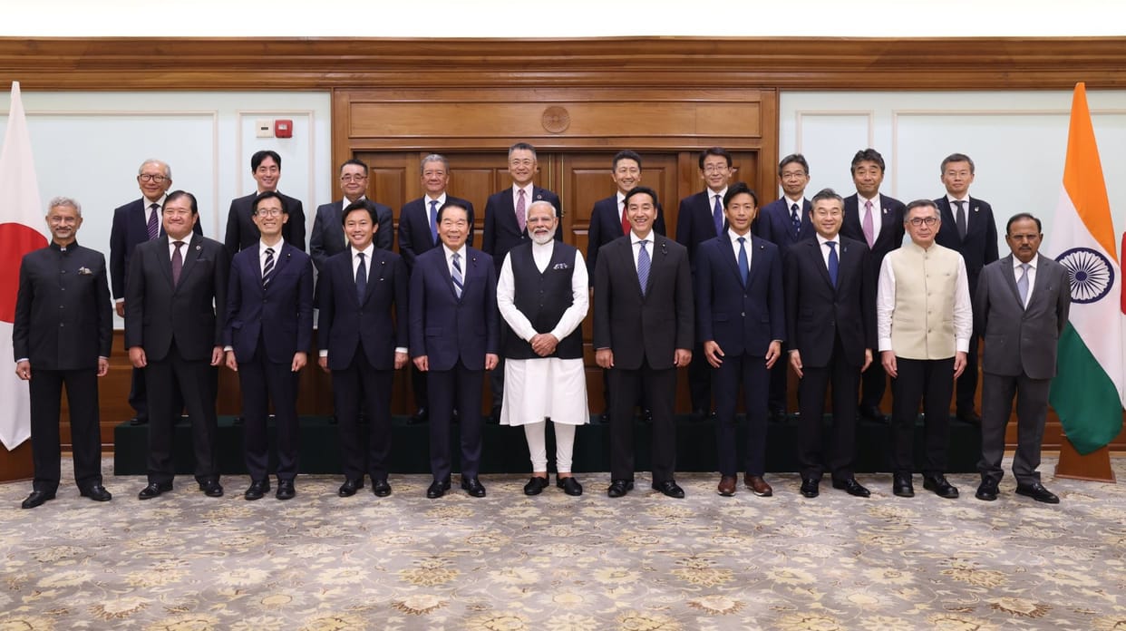PM Modi met Japanese speaker Nukaga Fukushiro and discussed key areas of cooperation