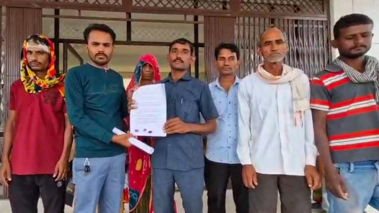 Didwana Demand find minor missing for 20 months memorandum submitted regarding murderous attack on Dalit youth