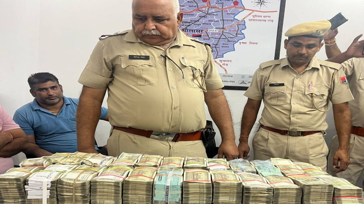 Rajasthan Didwana 1.25 crore cash stolen from cement company recovered from Kuchaman City