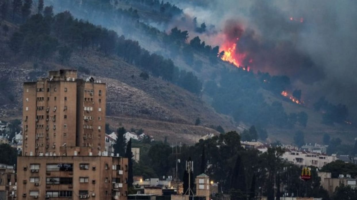Hezbollah fires dozens of rockets at Israel IDF retaliated in Lebanon