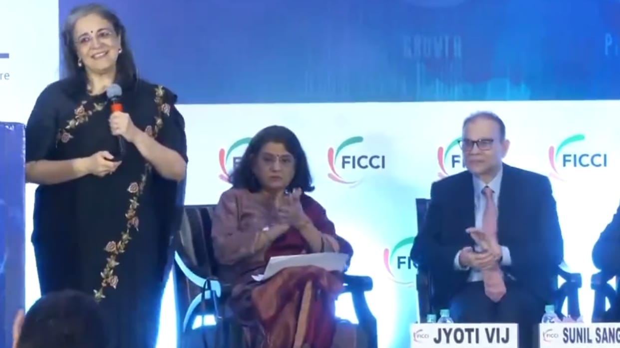 Sebi Chief Madhabi Puri Buch says An extremely important pillar for Viksit Bharat is the economy