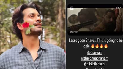 Sharvari Wagh Vedaa Trailer liked by fans her Rumoured boyfriend Sunny Kaushal Praises film Calls It Epic