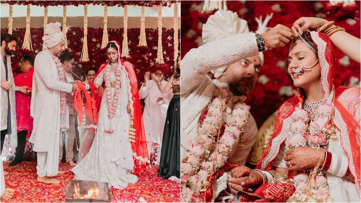 Dalljiet Kaur Shares Wedding Photos On Nikhil Patel Birthday penned down an emotional note and send Wishes