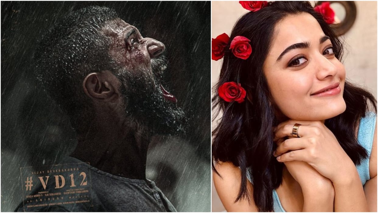 Pushpa 2 actress Rashmika Mandanna gave exciting reaction on Rumoured BF Vijay Deverakonda VD12 Poster