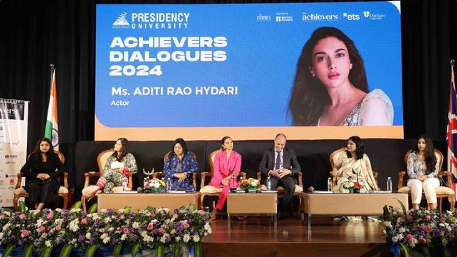Heeramandi Star Aditi Rao Hydari Addressed Achievers Dialogues 2024 Said Never stop trying to achieve dreams