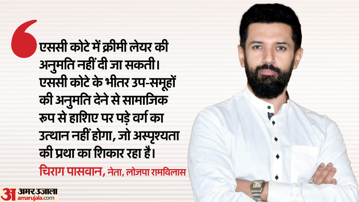 Bihar News: Chirag Paswan says his party will appeal against SC verdict on Dalit sub-groups