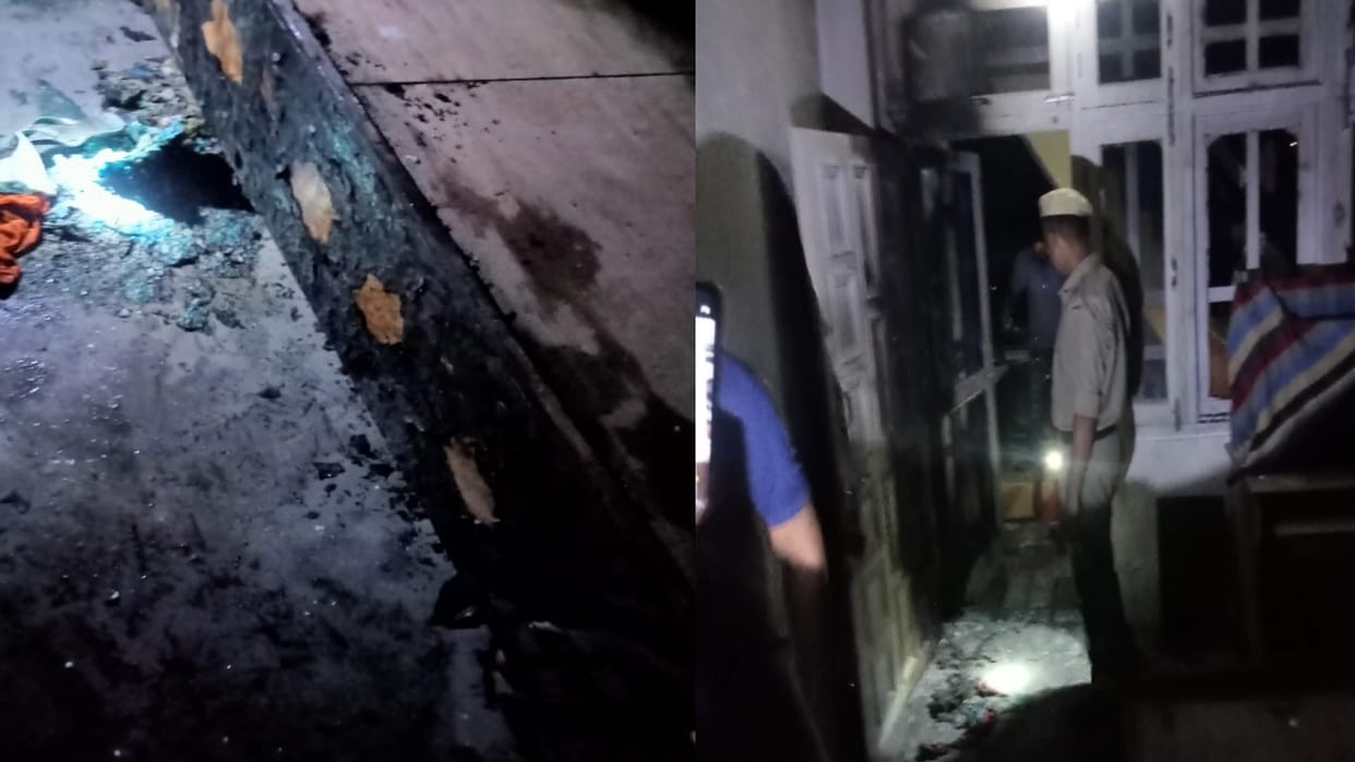 House burnt, kullu news, kullu house fire,