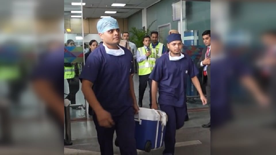 Green corridor built for heart transplant, distance of 18 kilometers covered in 13 minutes