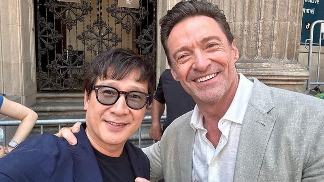 Deadpool and Wolverine Hugh Jackman Reunite with ke huy quan after x men actor shared photo on social media