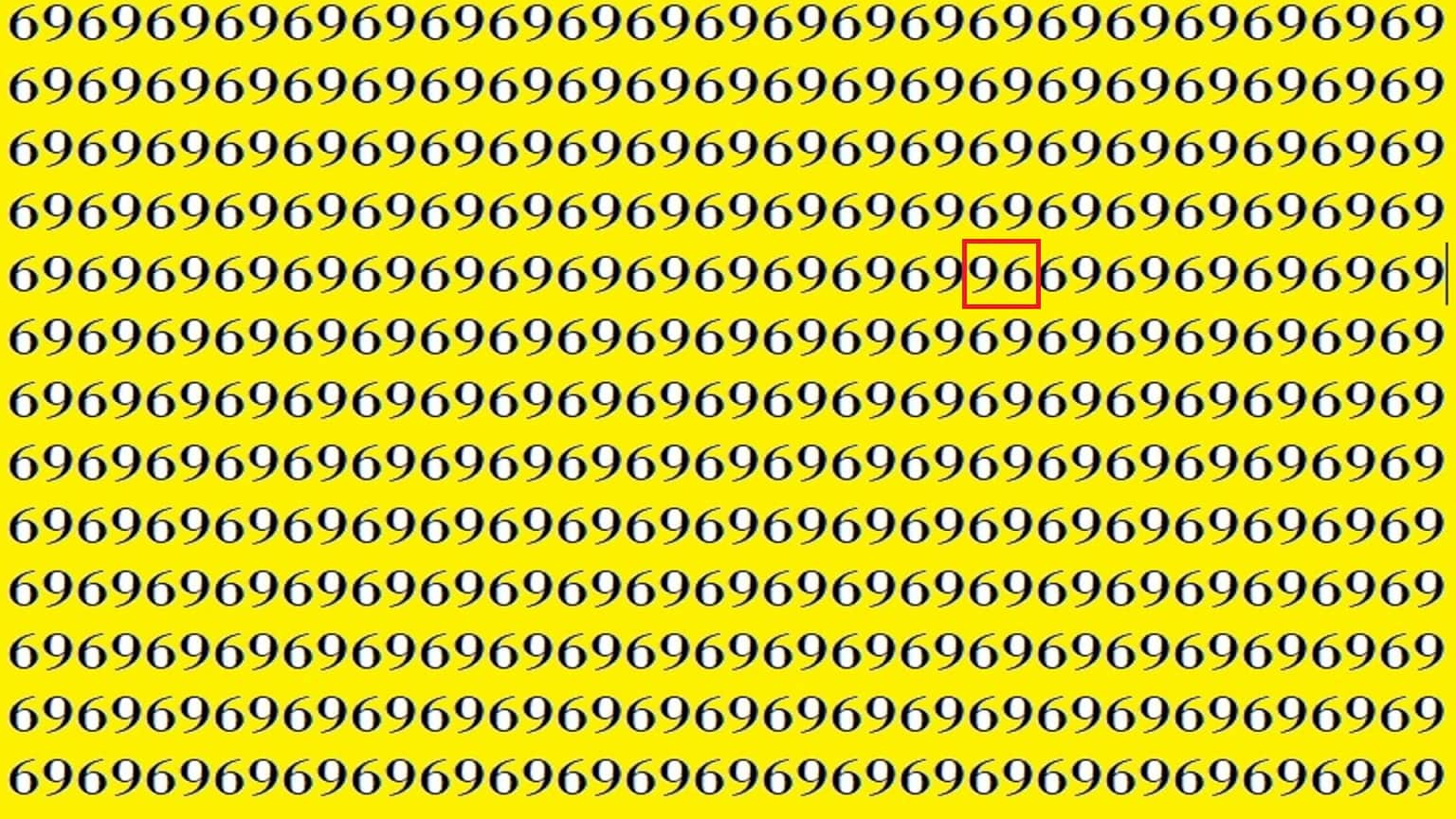 Optical Illusion For IQ Test: can you spot the 96 hidden between 69 optical illusion quiz