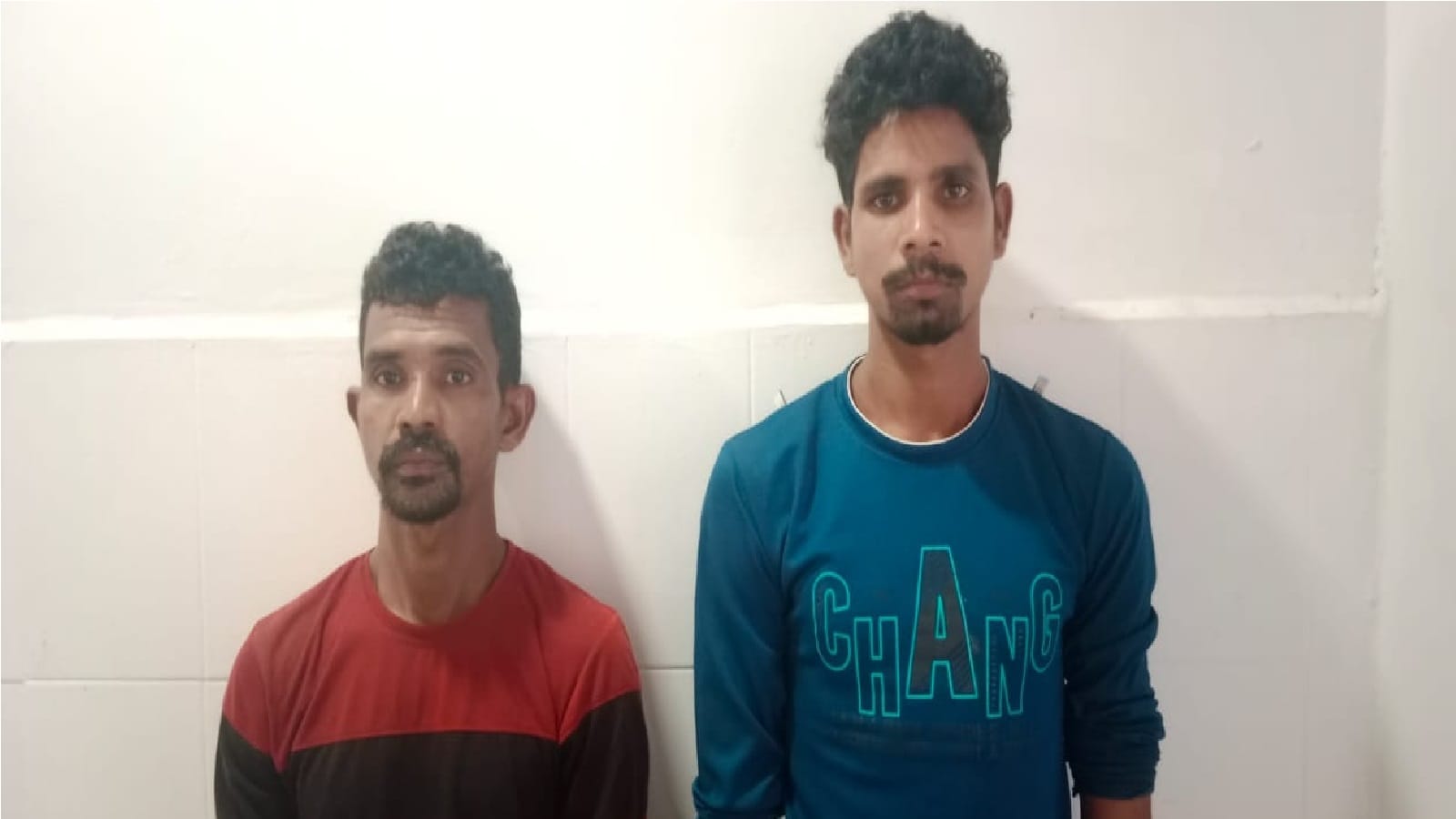 पुलिस की गिरफ्त में आरोपी