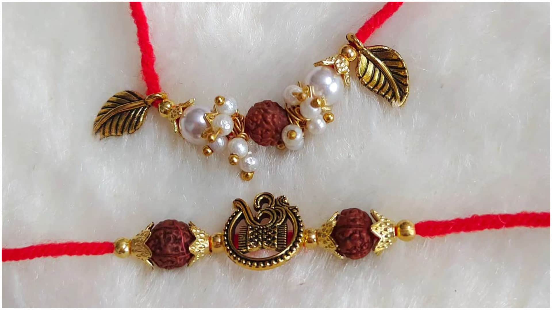 Raksha Bandhan 2024 Trendy Rakhi design handmade for brother