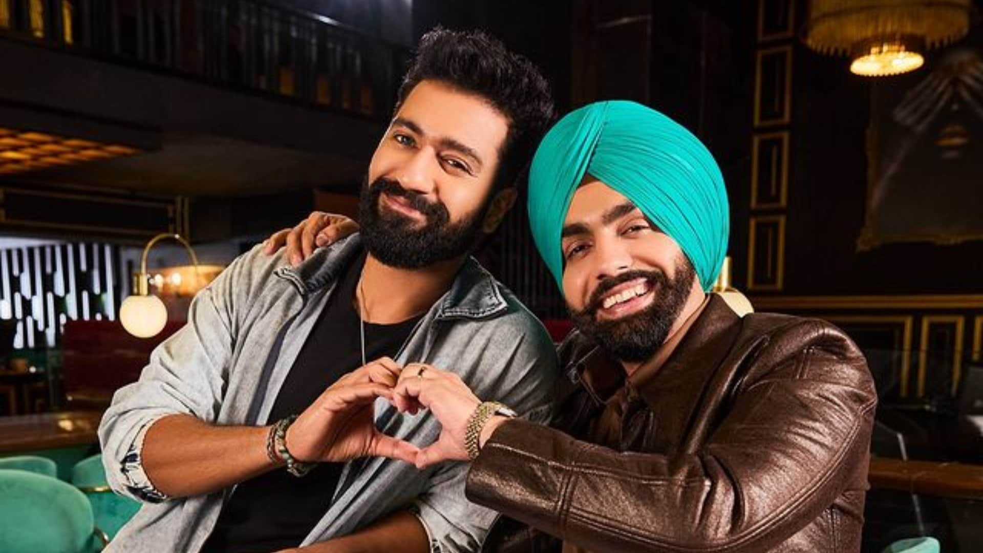 Bad Newz star Ammy Virk recently shared his experience of working with Vicky Kaushal in film with tripti Dimri