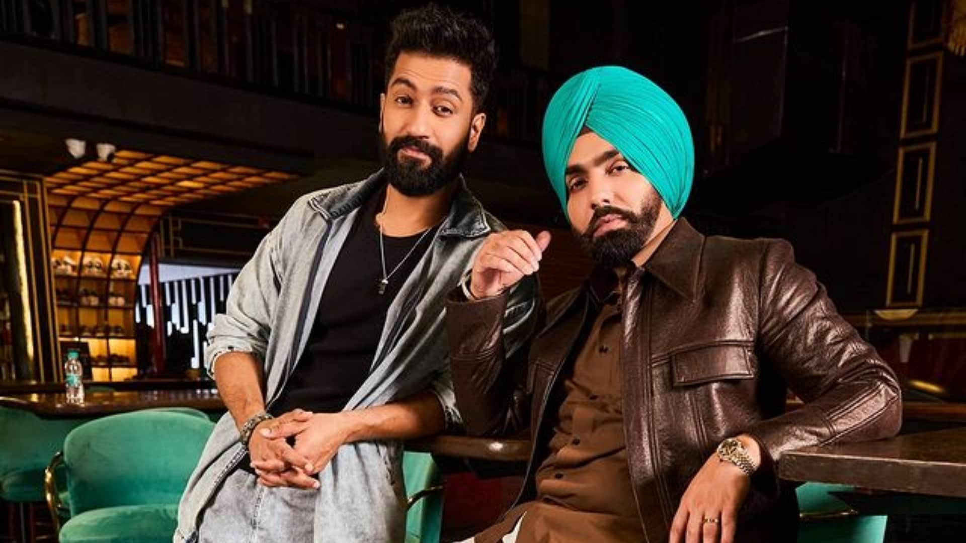 Bad Newz star Ammy Virk recently shared his experience of working with Vicky Kaushal in film with tripti Dimri