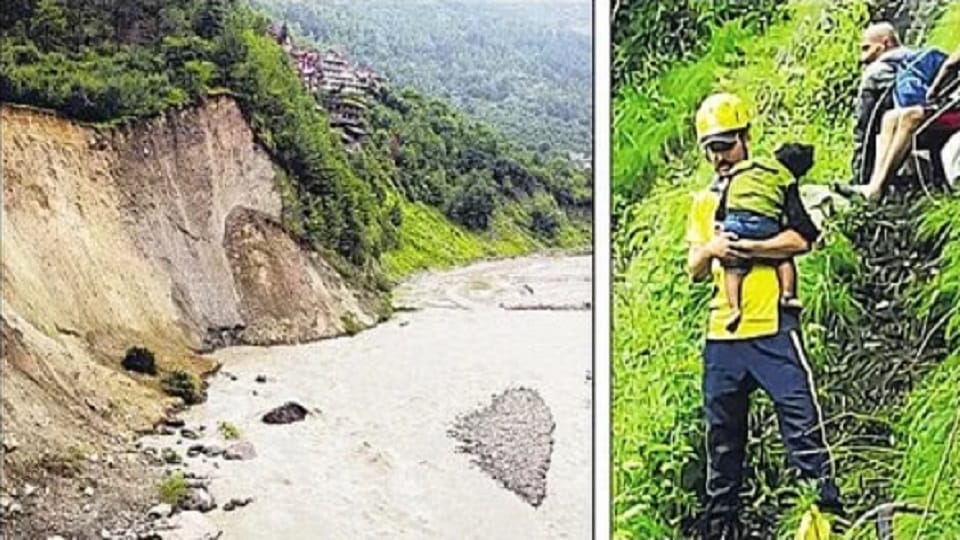 Weather Woes: Cloud burst again in Himachal, two bridges collapsed
