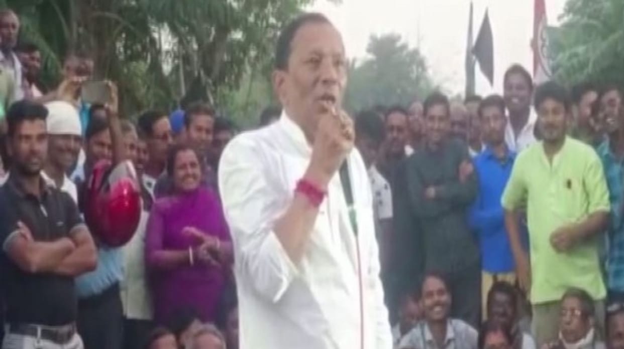 West Bengal Jail Minister Akhil Giri threatened to beat female forest officer