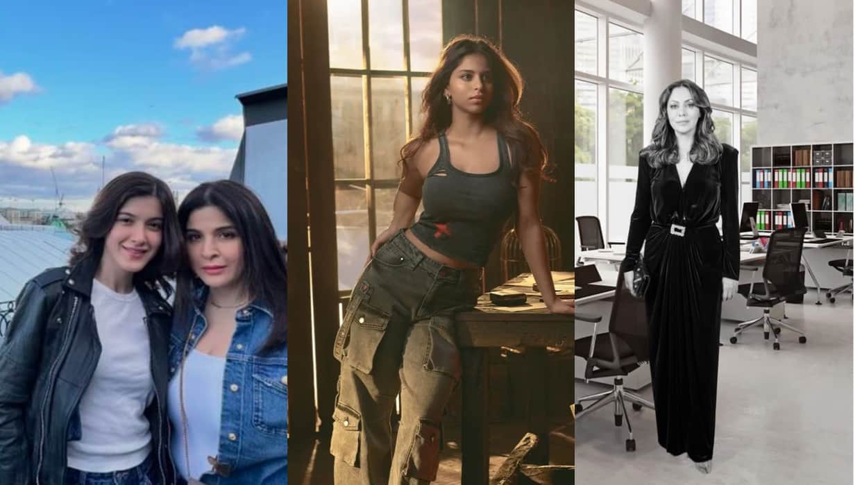 Most Stylish Mother-Daughter Duos in Bollywood Gauri Suhana Khan Maheep Shanaya Kapoor alaya f