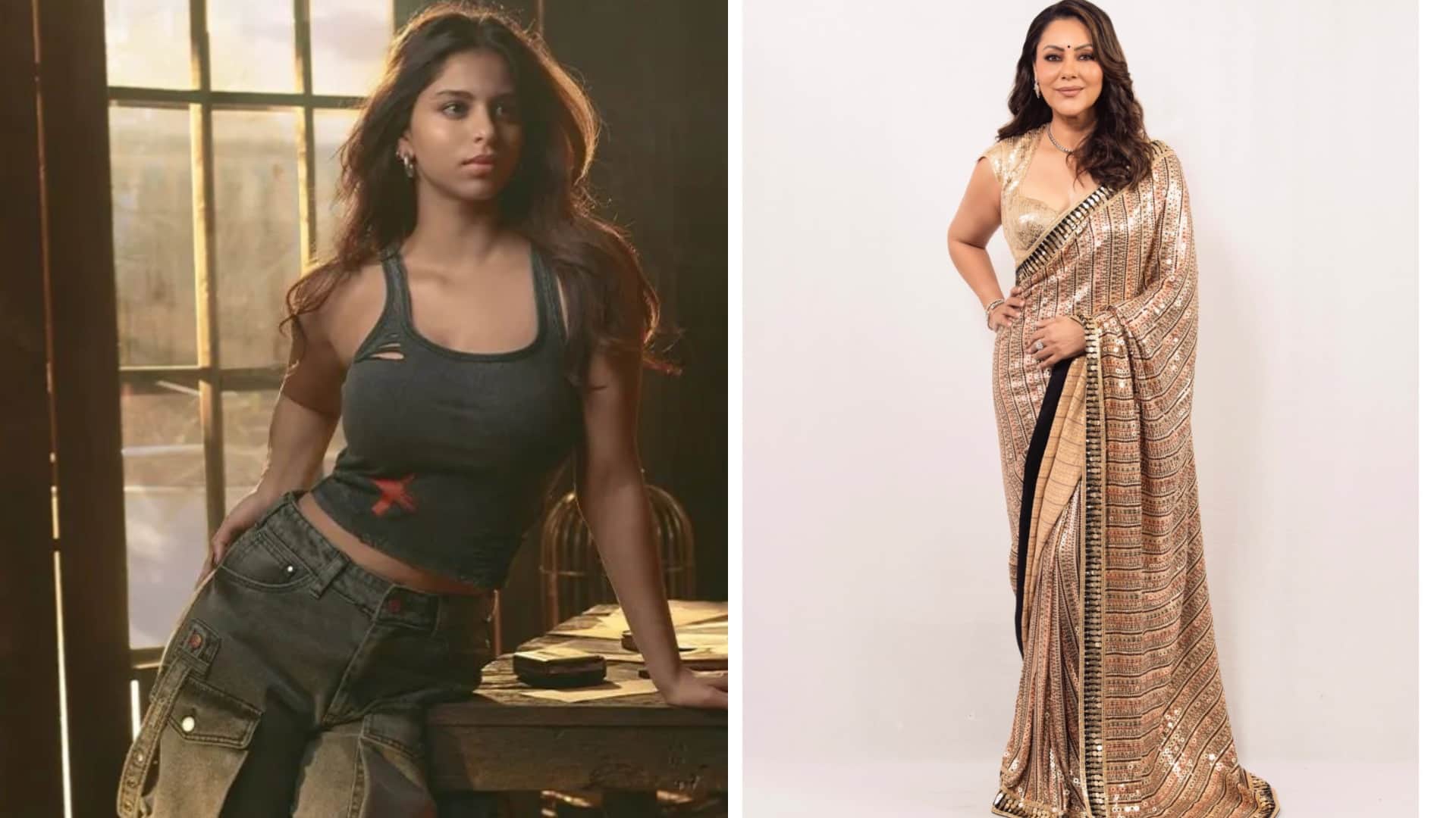 Most Stylish Mother-Daughter Duos in Bollywood Gauri Suhana Khan Maheep Shanaya Kapoor alaya f