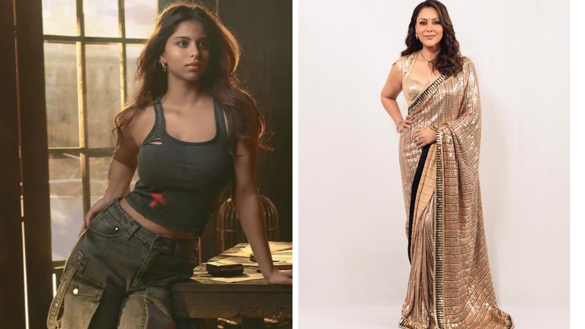 Most Stylish Mother-Daughter Duos in Bollywood Gauri Suhana Khan Maheep Shanaya Kapoor alaya f