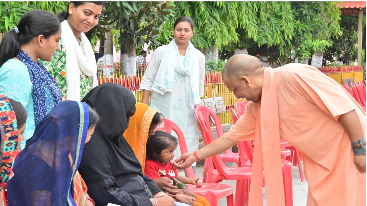 Posted on X on Muslim community not coming to Gorakhpur Gorakhnath temple for public darshan