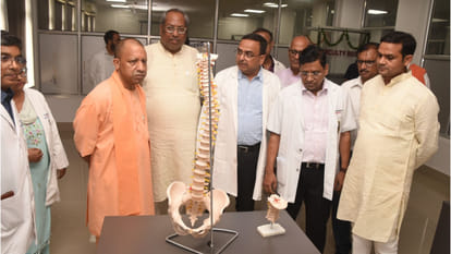 CM Yogi Adityanath laid the foundation stone for facilities under various schemes in Gorakhpur Medical college