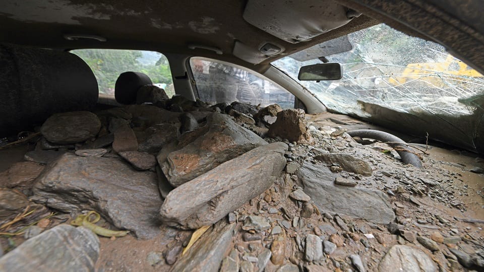 Cloudburst in Ganderbal debris entered houses many vehicles stranded crops damaged
