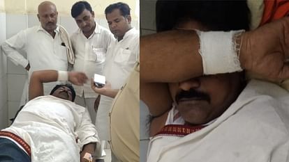 Knife attack on Gram Pradhan Satyendra Yadav due to old enmity in ballia