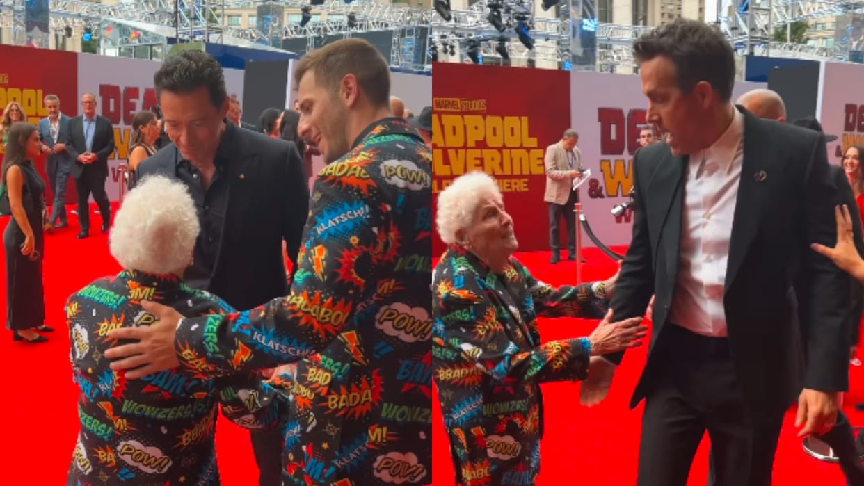 Old lady wants to go on a date with Deadpool and Wolverine actor Ryan Reynolds but can't recognize him
