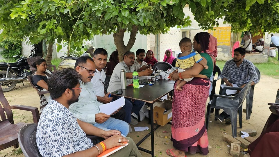 Nine teams searched 867 villages