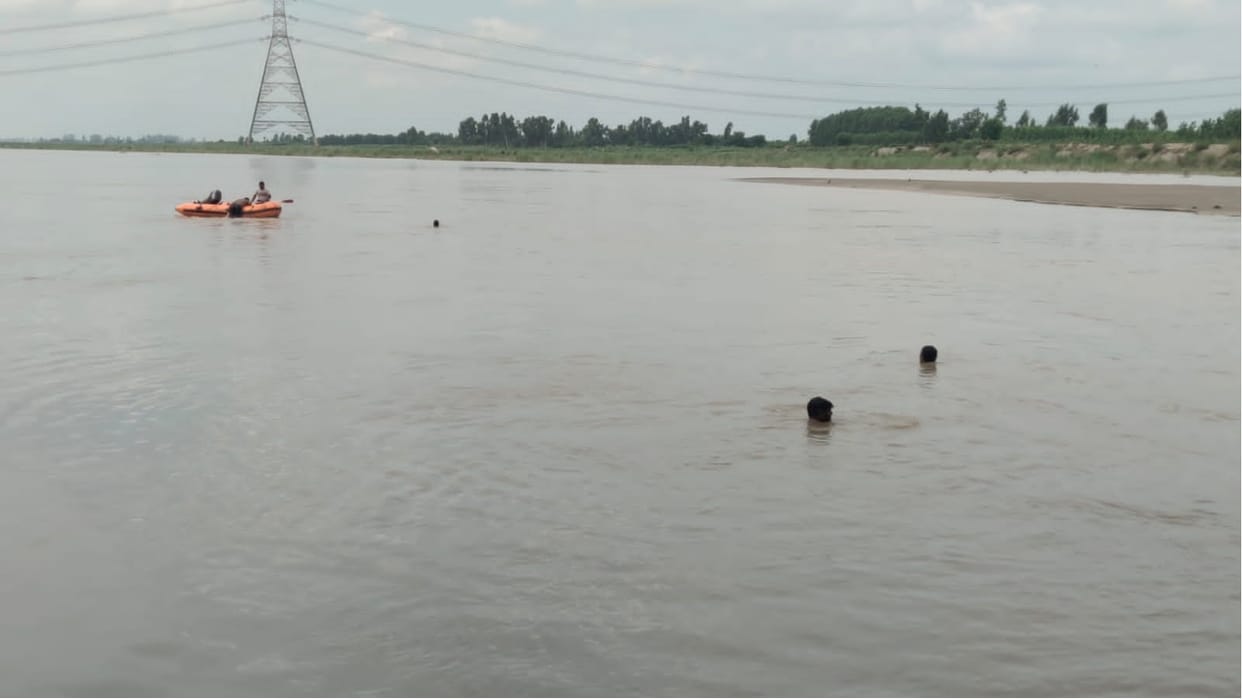 Three devotees from Rajasthan drowned in Yamuna, all three returning from Haridwar after taking bath in Ganga