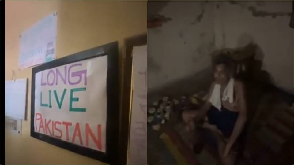 Slogans in support of Pakistan found written on the wall of a flat in Rohini