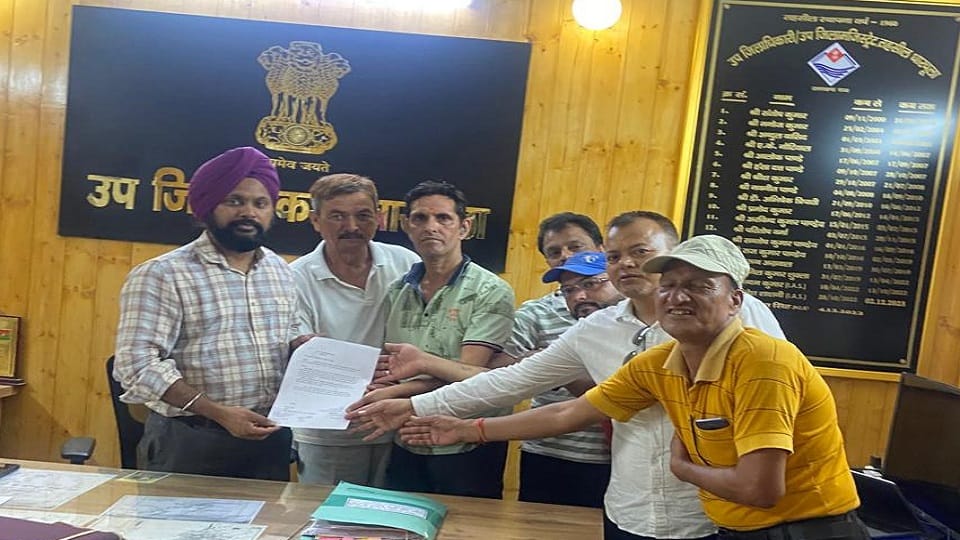 Anger over not getting compensation for road widening in dharchula pithoragarh