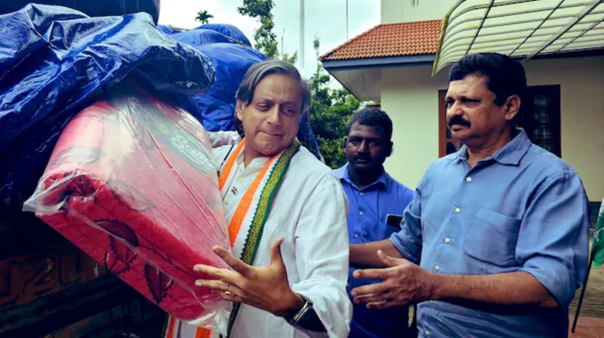 Shashi Tharoor On Memorable Row After Wayanad Visit BJP know all about it news and updates
