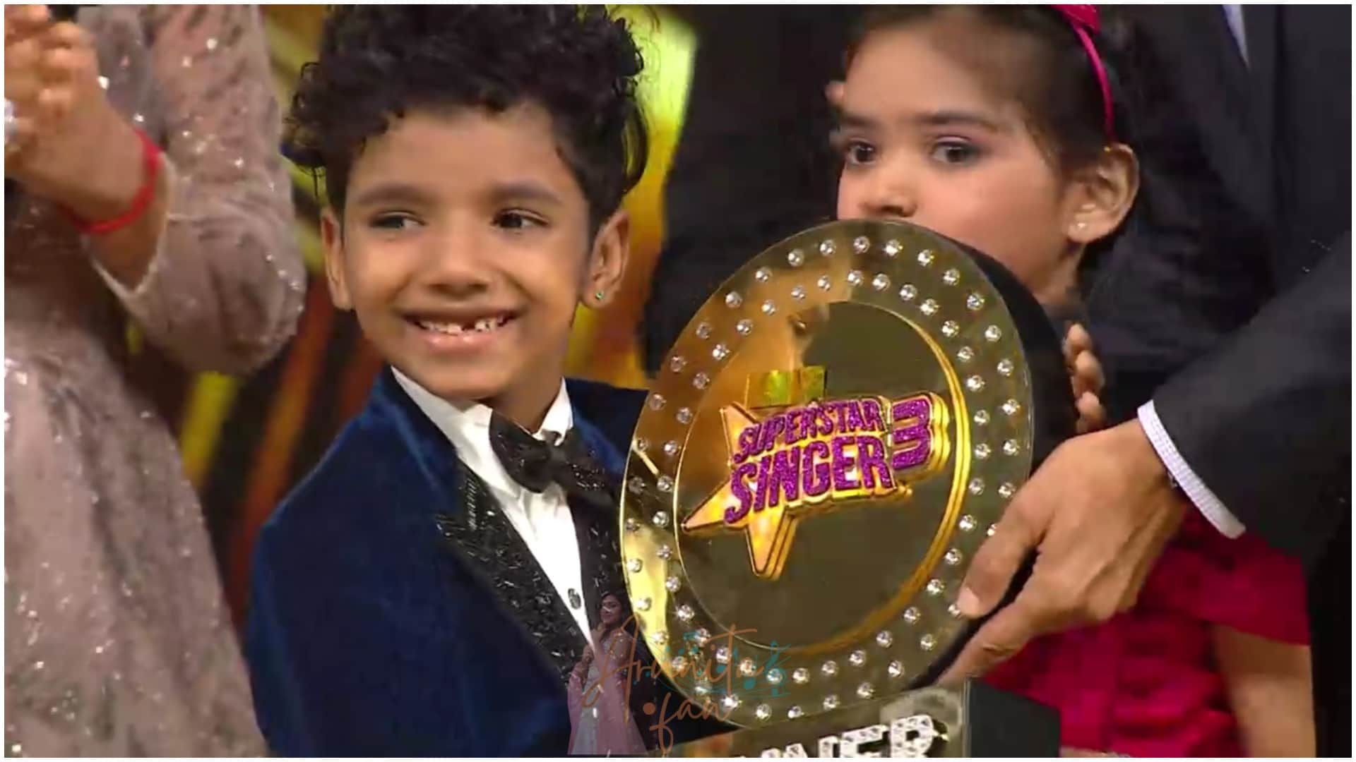 Seven-year-old Avirbhav S And Atharv Bakshi wins Superstar Singer 3 Trophy and 10 Lakh Prize Money