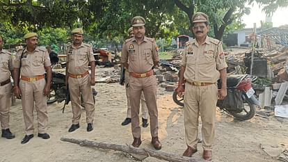 Ayodhya rape case New twist For 12 years the police was guarding the illegal construction