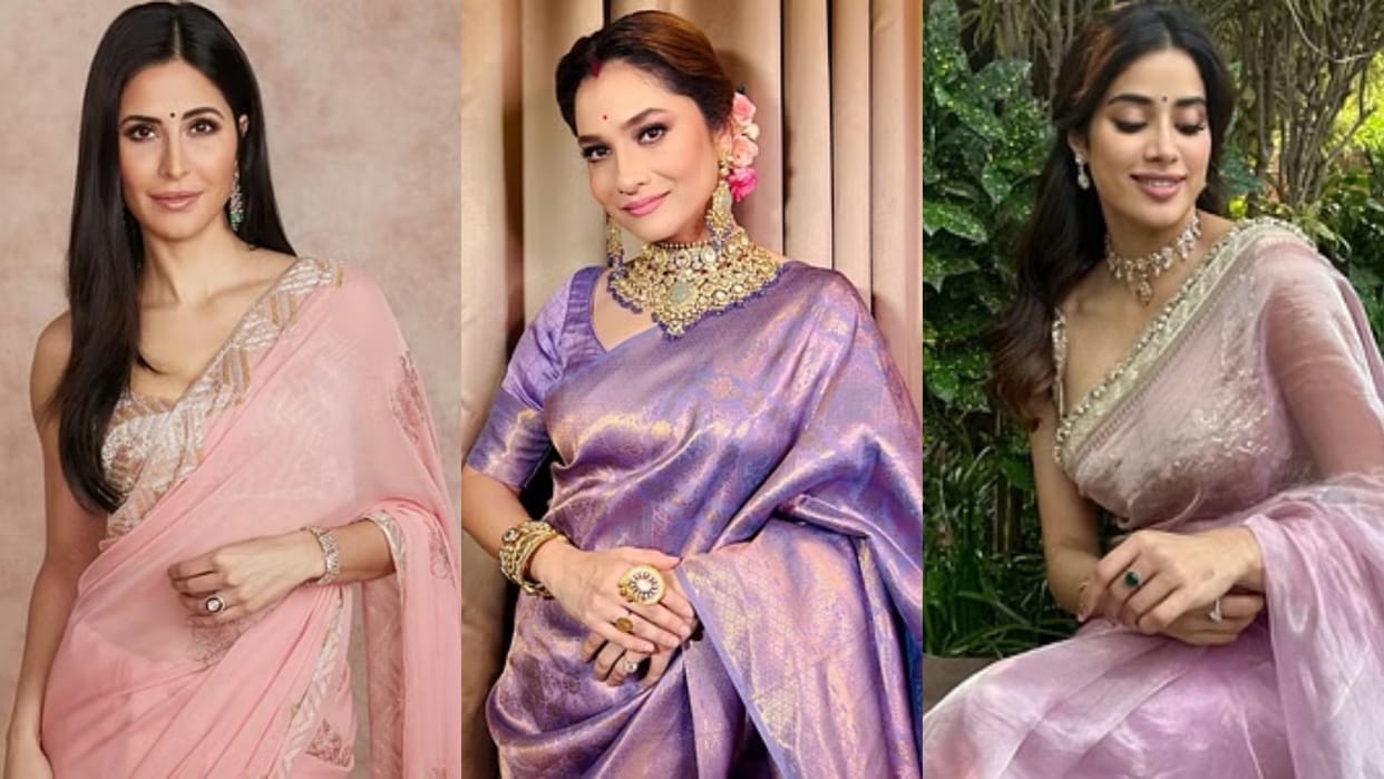 Hariyali Teej 2024 simple hair style for saree traditional simple and easy hairstyle for saree