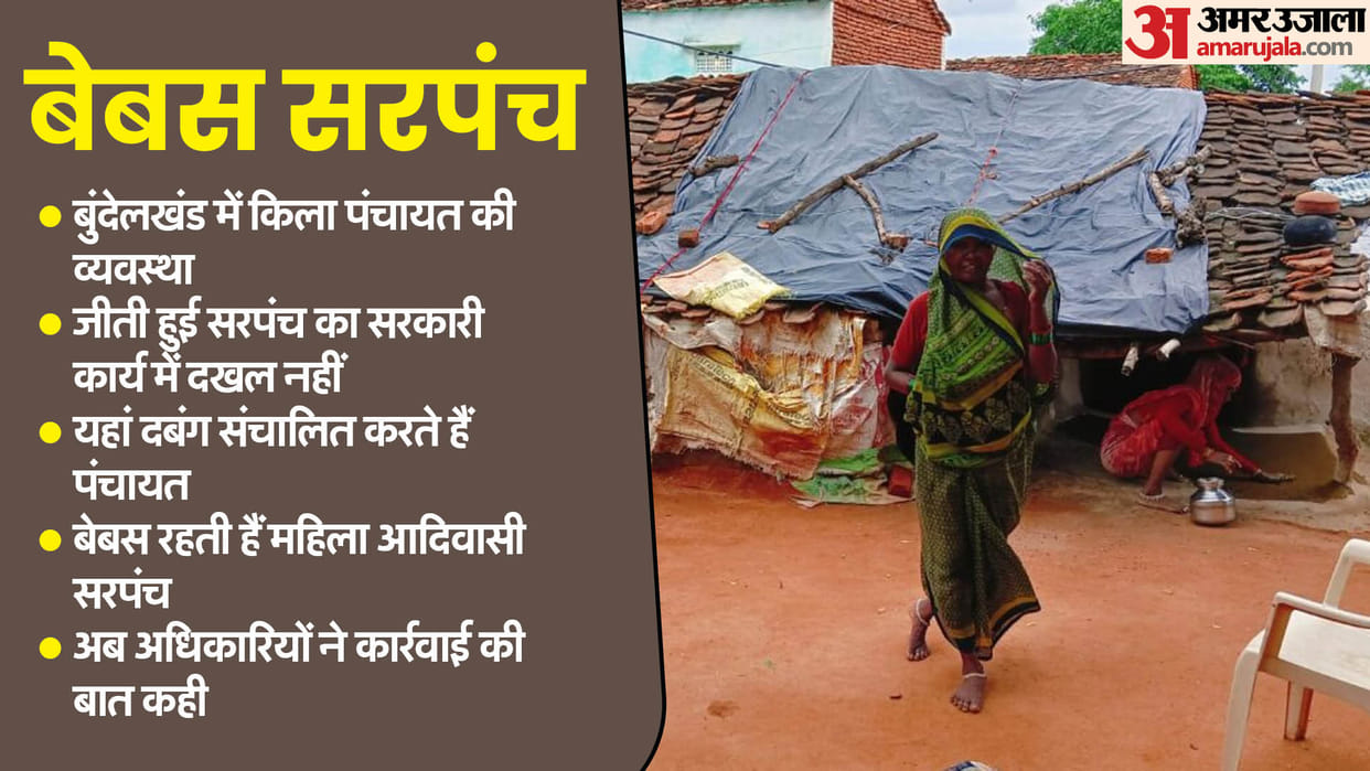 MP News Kila Panchayat in Sudhurvarti Village of Tikamgarh Run by Goons Inspite of Having Female Sarpanch