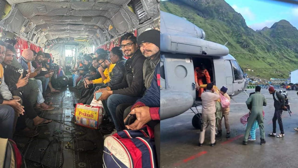 Kedarnath Dham air lift rescue started with MI 17 and Chinook Army takes charge read all Updates in hindi