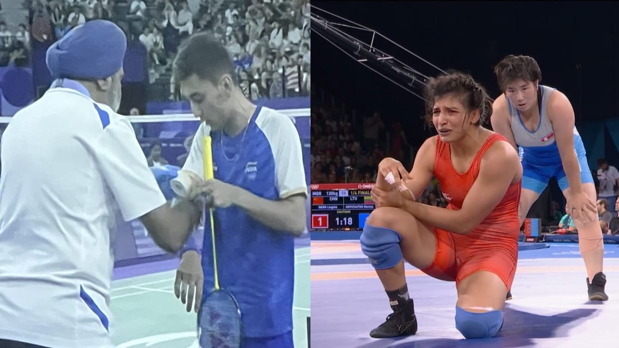 Paris Olympics 2024: Lakshya sen Nisha dahiya got injured during match, see how fans reacted