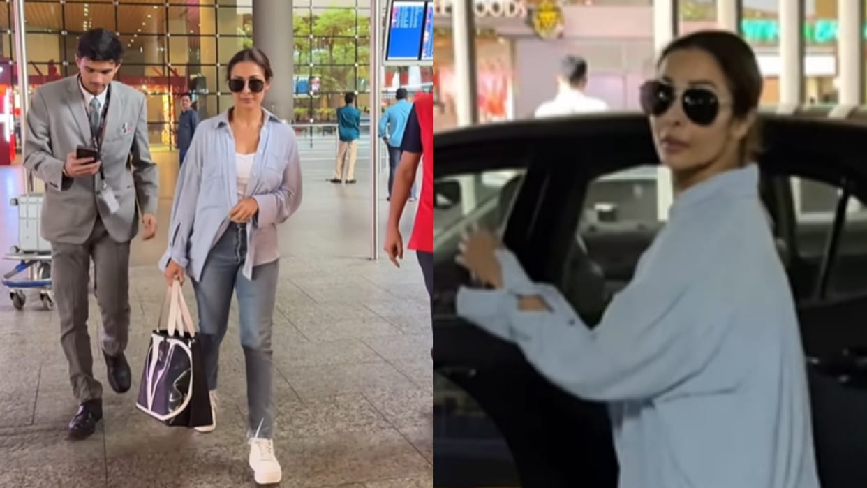Malaika arora returns from vacation got confused at the airport mistook Sidharth Malhotra car for her own