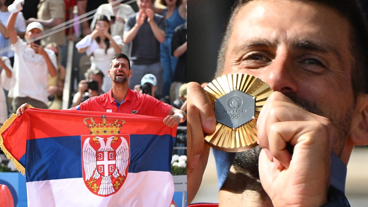 Tennis: novak djokovic has won the Golden Slam along with the Olympic Gold, only the fifth player to do so