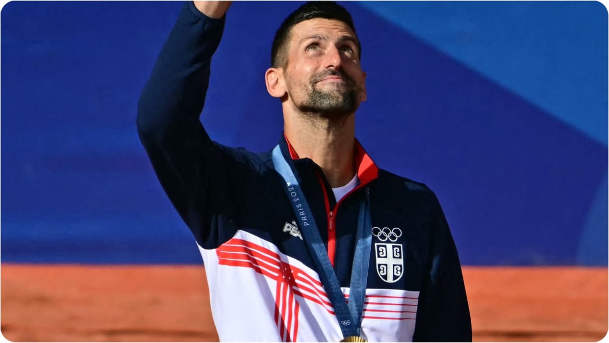 After winning gold in Paris Olympics, Djokovic is ready for US Open, would like to win 100th title