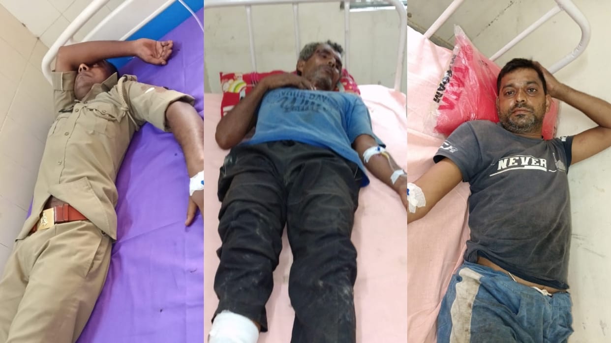 Police encounter with miscreants involved in cow slaughter three arrested in Shahjahanpur