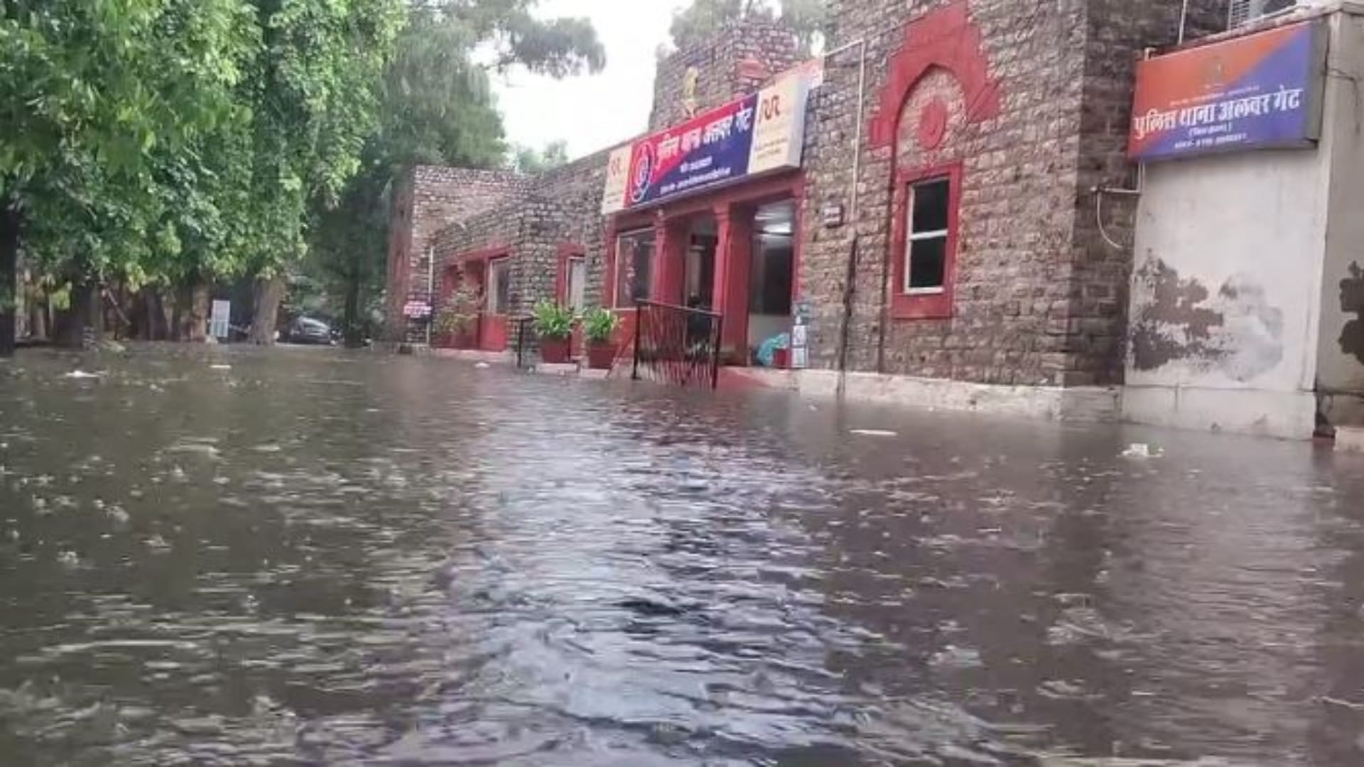 Ajmer: Condition worsened due to torrential rains, many areas submerged, flood situation in Nasirabad