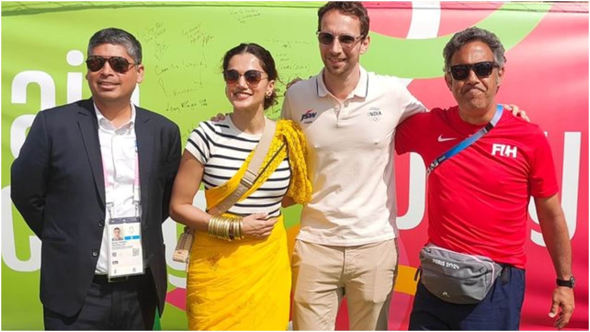 Phir Aayi Hasseen Dillruba star Taapsee Pannu reacted Mathias Boe retirement post says You are married man