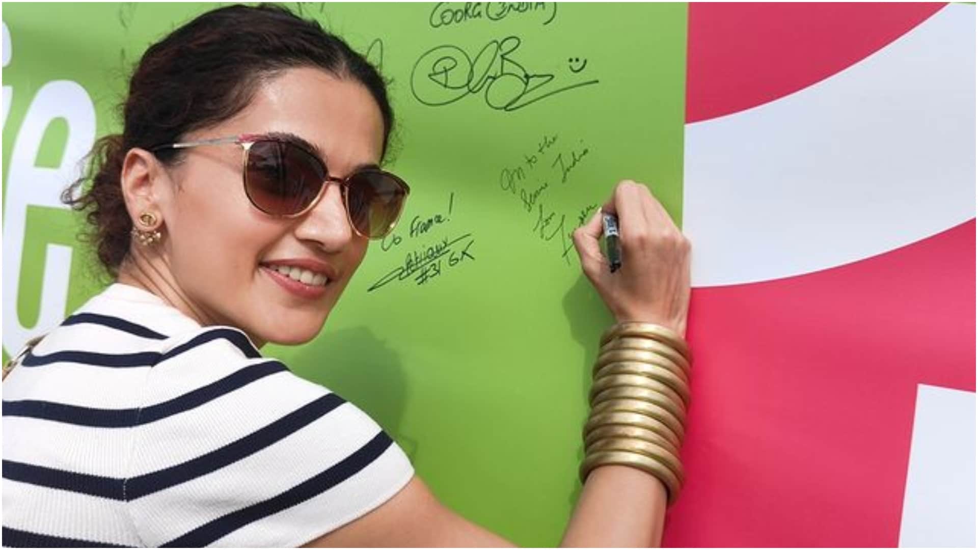 Phir Aayi Hasseen Dillruba star Taapsee Pannu reacted Mathias Boe retirement post says You are married man