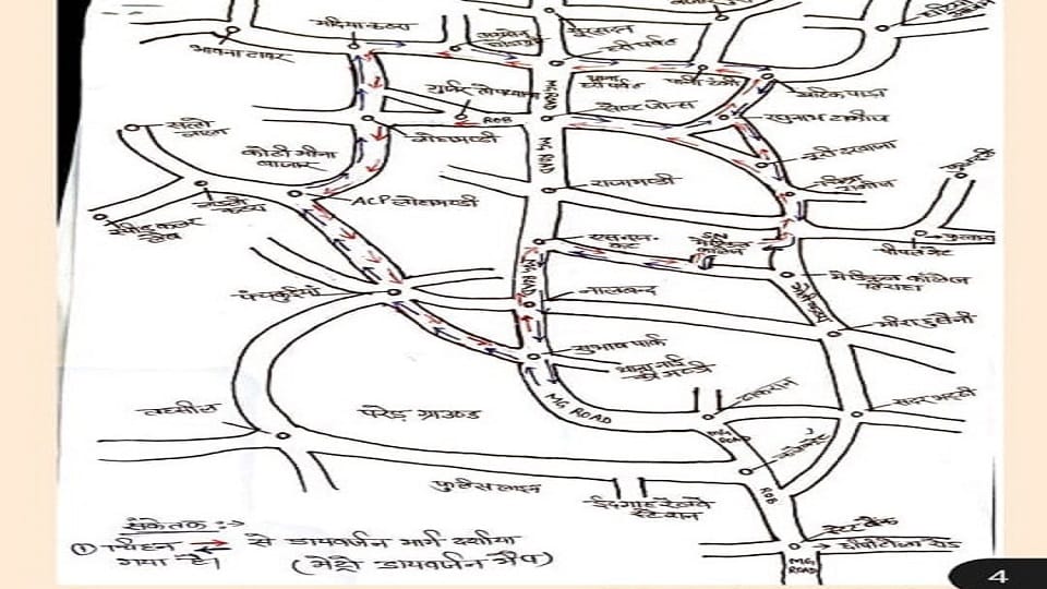 Agra Metro work speeded up route diverted this arrangement on MG Road from 7th August