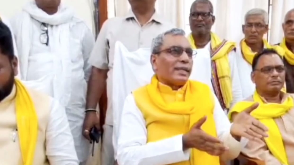 Om Prakash Rajbhar took dig at Samajwadi party said Opposition politics rights of backward and Dalits