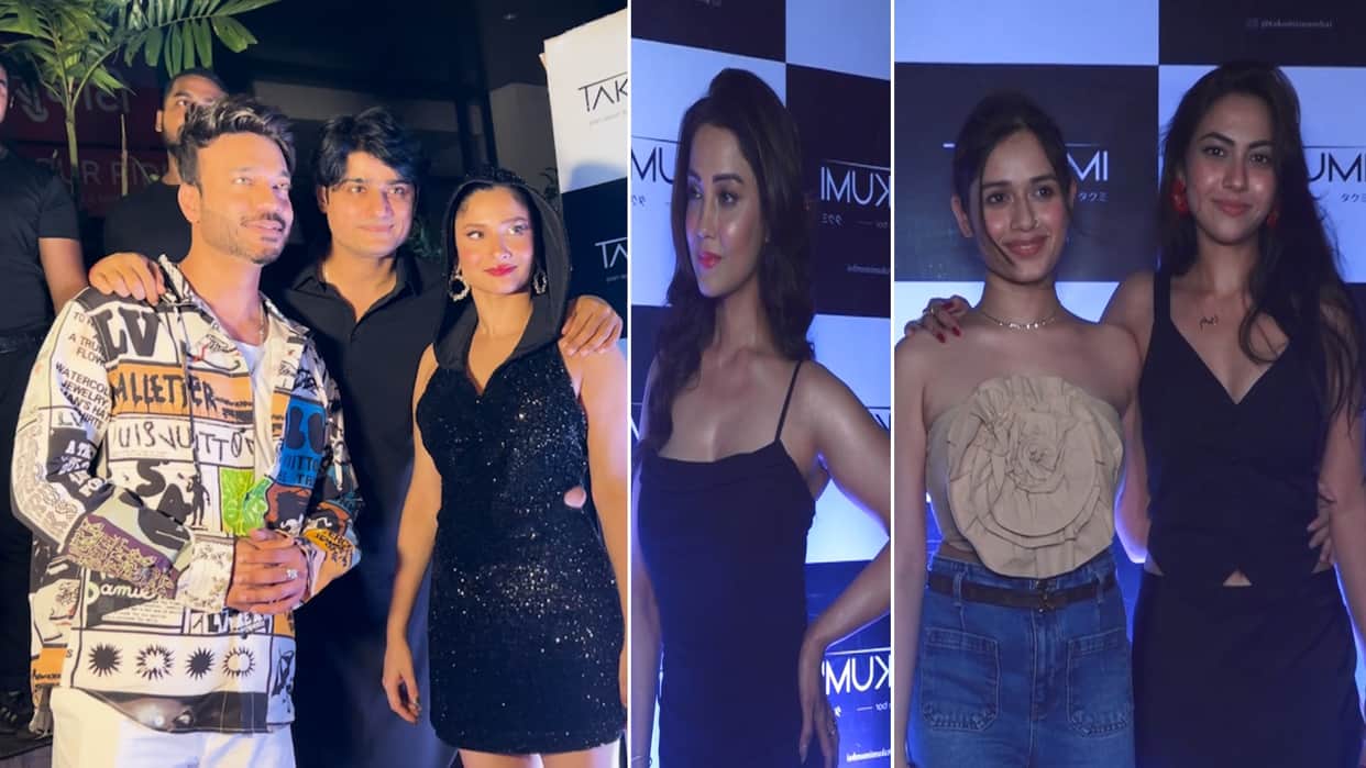 ankita lokhande celebrates vicky jain birthday many tv stars attend party Karan Kundra Pooja Aly Goni Faisu