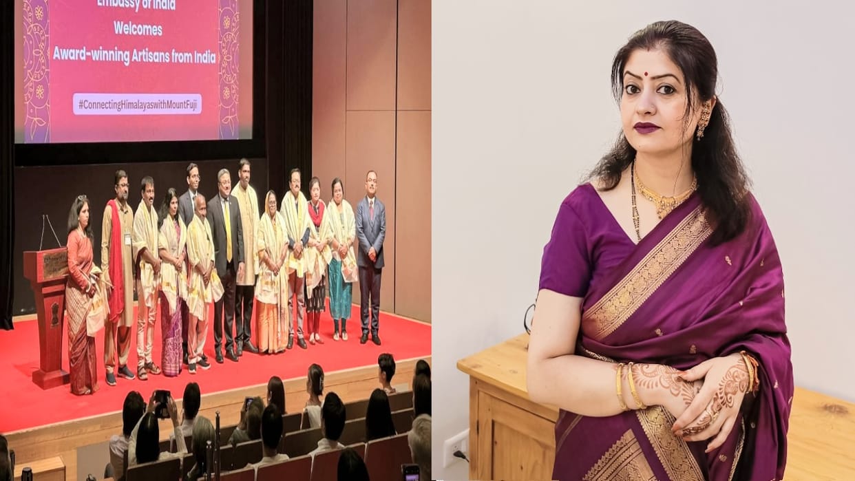 Anjali Vakil of Chamba received honor in Tokyo, Japan